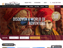 Tablet Screenshot of keadventure.com